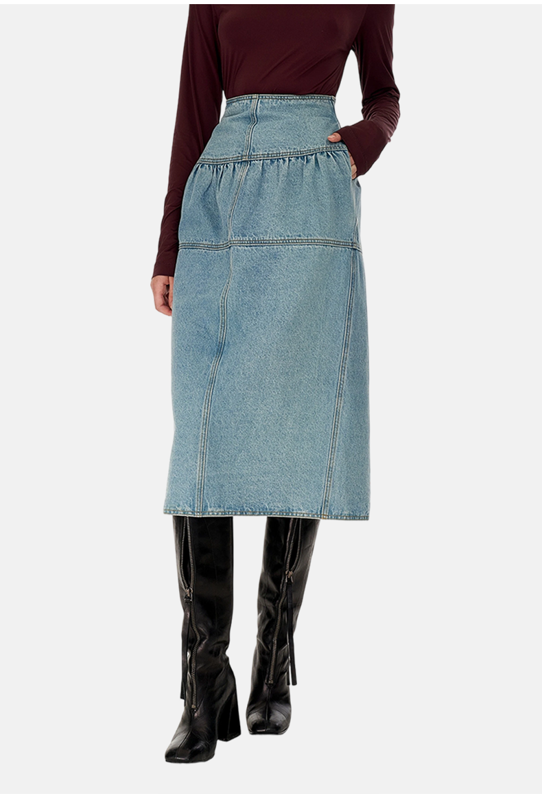 Winter Jeans with Cross-Front Seam & Back Vent