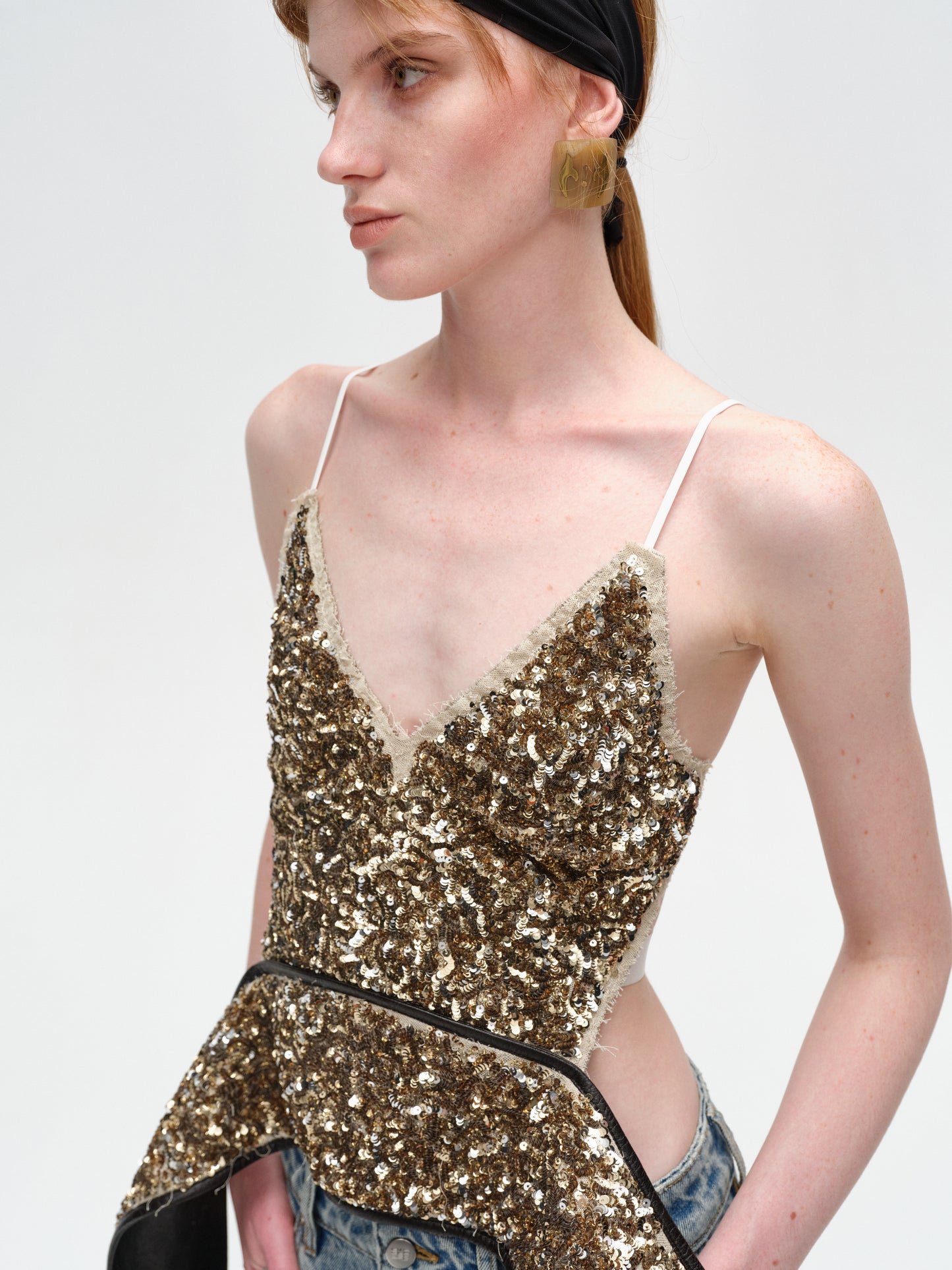 Gold Sequin Camisole