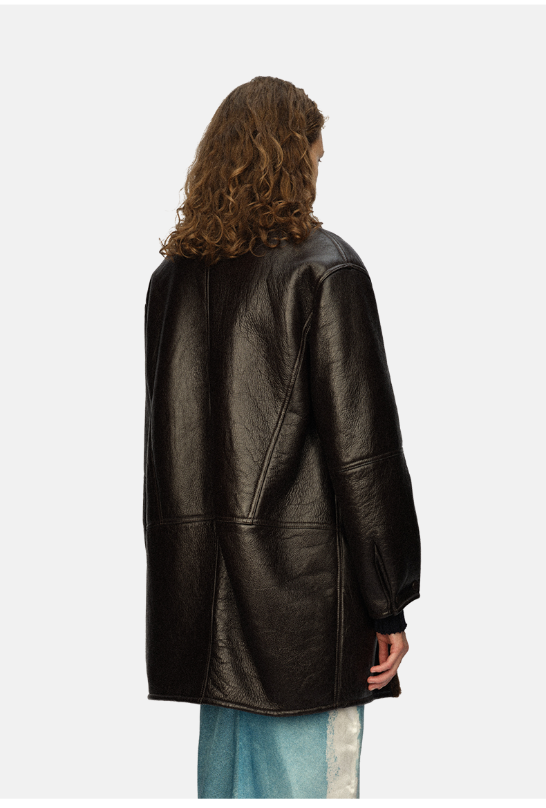 Women’s Dark Brown Shearling Coat