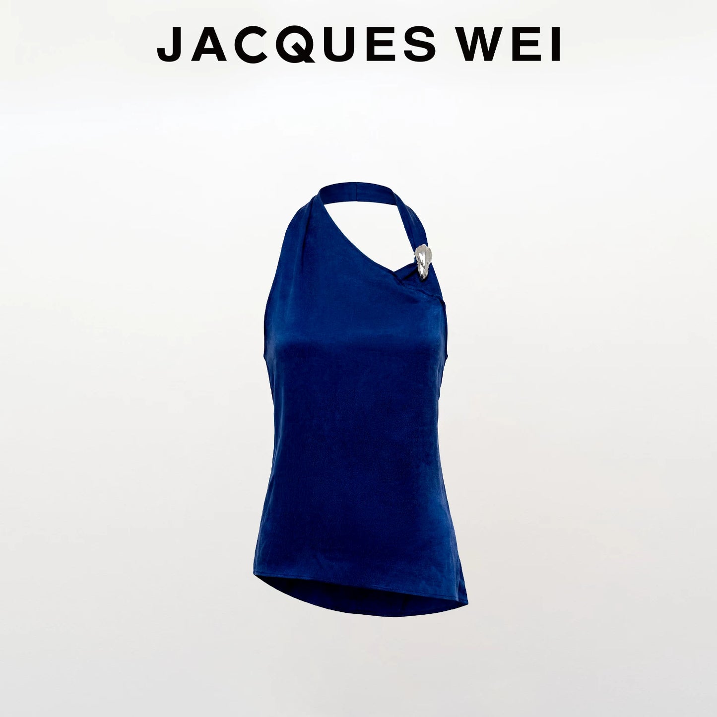 Sapphire Blue Draped Buckle Cami