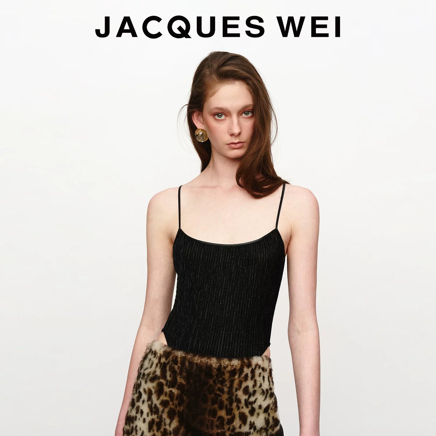 Silk-Velvet Paneled Bodysuit