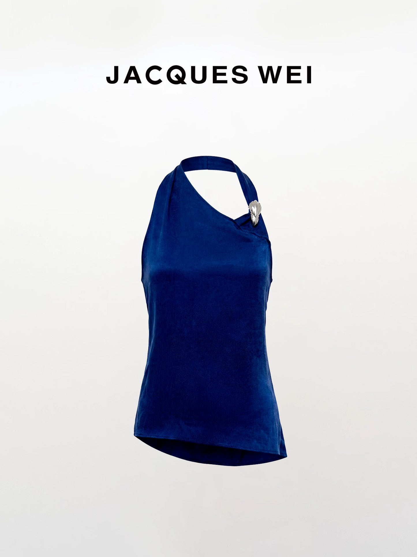 Sapphire Blue Draped Buckle Cami
