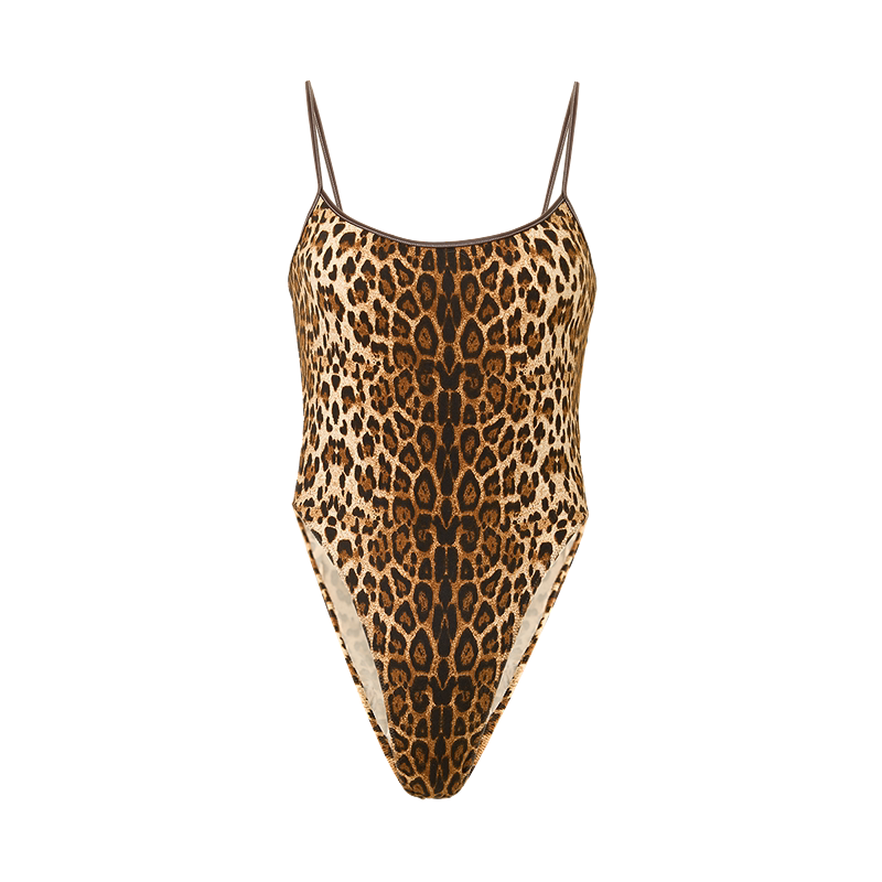 Leopard Print Bodysuit