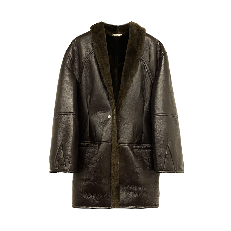 Women’s Dark Brown Shearling Coat